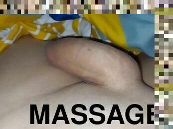 masturbation, amateur, énorme-bite, massage, française, solo, bite