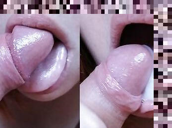 My TONGUE will MAKE you CUM LITERS (Close-Up, Blowjob)