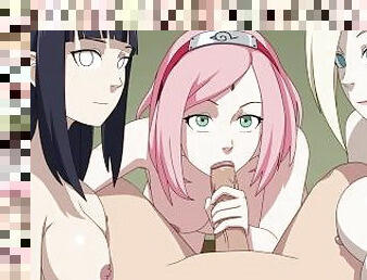 Naruto Kunoichi Trainer All Hinata Scenes Only Part-1