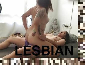 ציצי-גדול, כוס-pussy, חתיכות, לסבית-lesbian, צעצוע, זוג, לעשות-עם-האצבע, קינקי, רכיבה, דילדו