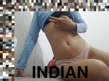 Sexy Indian Girl Masturbates At Home. ( 4)