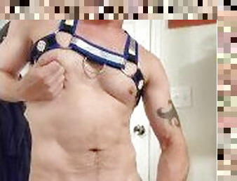 Harness Jackoff with Multiple Cumshots
