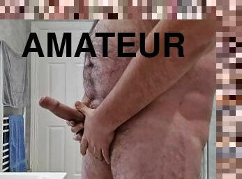 baignade, grosse, masturbation, public, amateur, énorme-bite, belle-femme-ronde, décapage, solo, bite