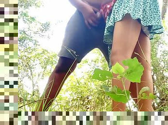 Indian Desi Girlfriend In The Jungle