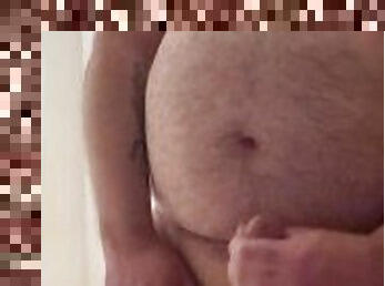 imbaiere, grasa, masturbare-masturbation, amatori, jet-de-sperma, bbw, masturbare, sperma, dus, solo