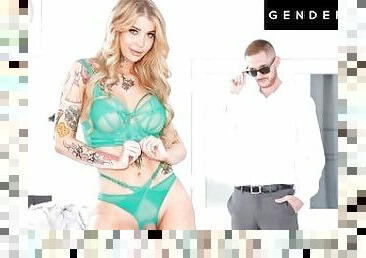 Gorgeous Trans Babe Seduces Hunk - Gracie Jane - GenderXFilms