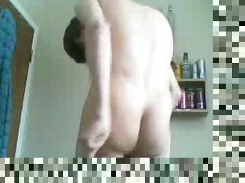 Twink getting naked on webcam
