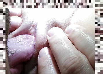 Eating Tiny Young Pussy With Squirting Orgasm - Extreme Super Closeup Asmr