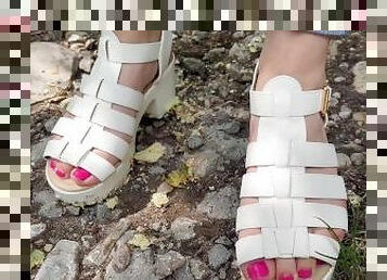 Outdoor sandals crush ???? more and full videos in JuliaApril @ onlyfans