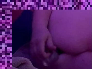 BBW fat ass Anal with Dildo