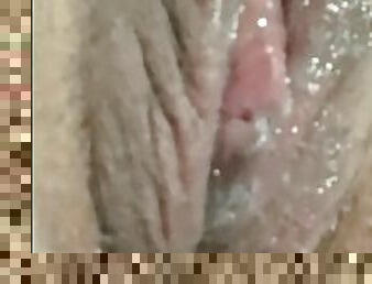 Watch me make myself cum - Extremely wet slimy oooey gooey pussy