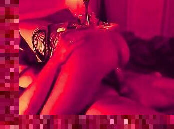 Red Room. MILF Homemade Modest Sex in the Middle of the Night