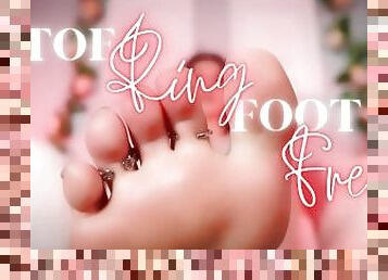 Toe Ring Foot Freak - FOOT FETISH FEMDOM TOE RING FETISH HUMILIATION