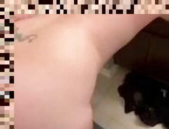 mandi, payudara-besar, posisi-seks-doggy-style, berambut, vagina-pussy, jenis-pornografi-milf, ibu, handjob-seks-dengan-tangan-wanita-pada-penis-laki-laki, gemuk, sudut-pandang