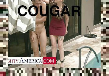 Sexy Cougar Teaches Lesson That Will Keep Him Cumming Back Again And Again - Bobbi Shay And Big Dicks