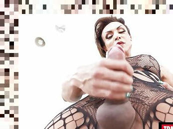 masturbación, coño-pussy, transexual, esposa, madurita-caliente, latino, brasil, pajeándose, rejilla, a-solas