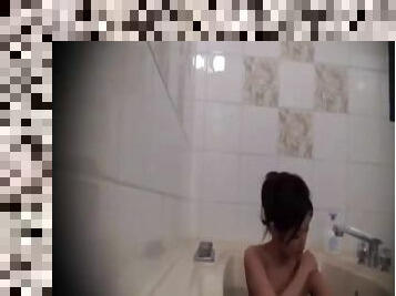 Japanese Big Tits Mom Stepson Bath