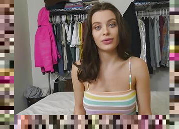 Lana Rhoades In Show Her Rounded Tits To Convince Her Man