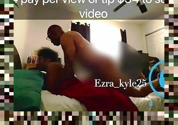 Onlyfans model babe ezra_kyke25 gets pussy fucked by black muscle daddy