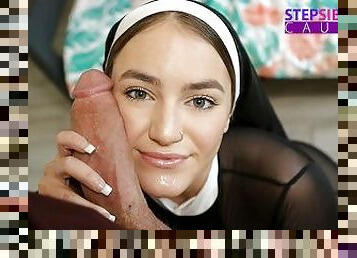 StepSis Kenzie Madison Tempts Stepbro, "Im Wearing a Sexy Nun outfit, Isn't it Hot?" - S11:E3