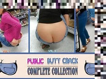 PUBLIC BUTT CRACK - COMPLETE COLLECTION - PREVIEW - ImMeganLive