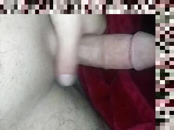 Stroking my cock for you