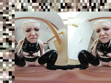Come On Latex Goddess Busty Blonde Kozy Kutz  2K 60fps - POV VR hardcore