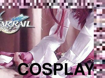 ?Honkai: StarRail??Handjob Cowgirl Sexy Kafka Cosplayer Sex, Asian Hentai Fenboy Trans Crossdresser9