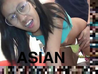 Lovely Asian Skinny Teen Enjoys When Gets Insert Finger In Her Anus