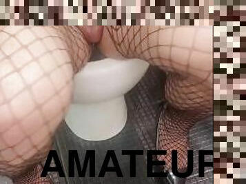 masturbare-masturbation, amatori, anal, jucarie, ciorapi, plasa-de-peste, fetish, solo