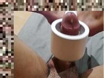 Twink using masturbator toy ????