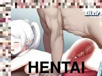 VTUBER HENTAI Reacts! Frieren Animation by Kimoshi