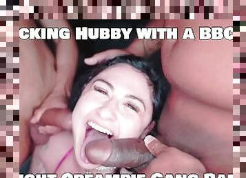 TRAILER! Cucking Hubby with a BBC Airtight Creampie Gang Bang!