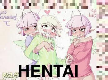 shemale, lesbisk, anime, hentai, søt, pikk