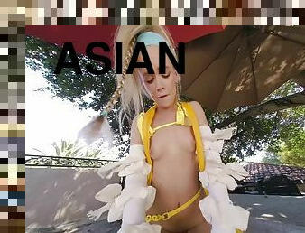 VR Conk Final Fantasy X Rikku: XXX parody with hot teen Chloe Kingsley part 2 in HD porn